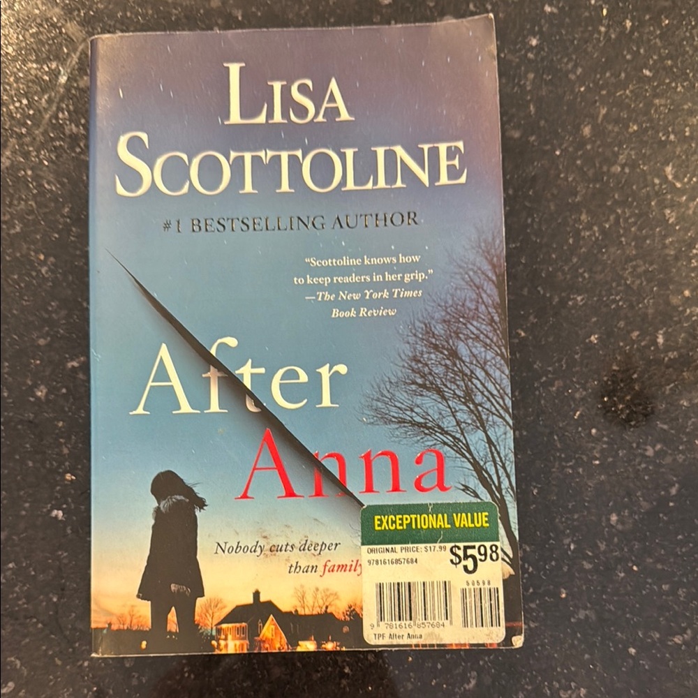 3/$15 Bundle - After Anna - Novel by Lisa Scottoline Paperback